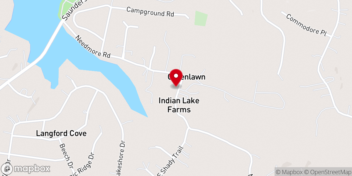 Map showing location of Williamson Chapel CME Church