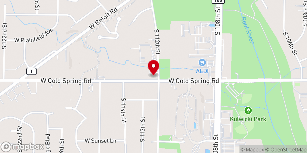 Map showing location of So Beautiful Korean United Methodist Church