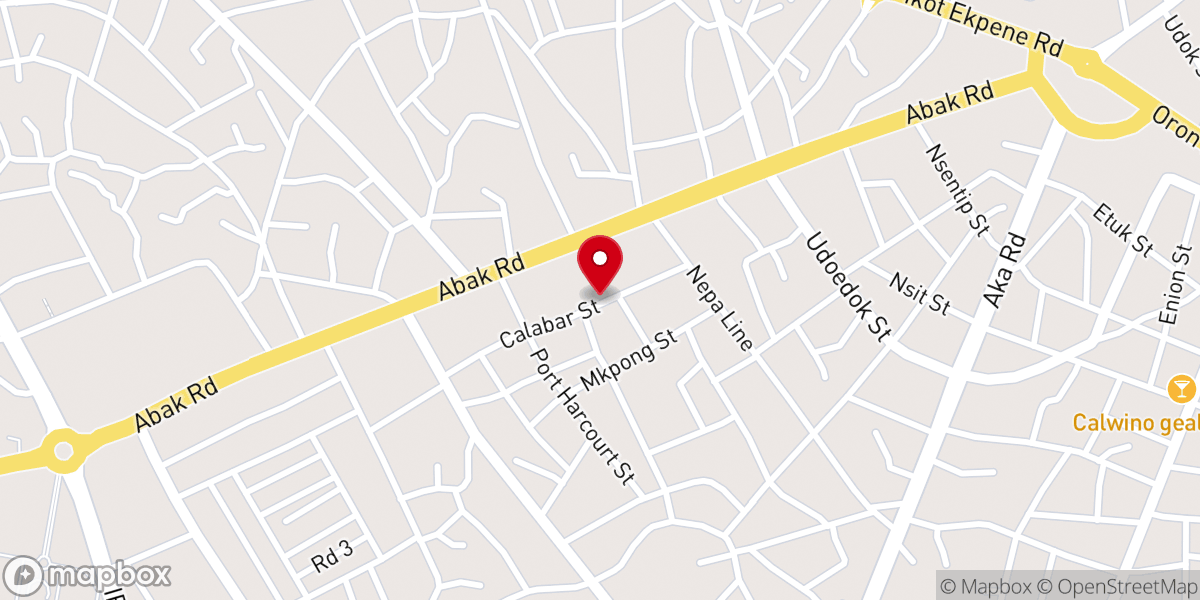 Map showing location of Winners Chapel NKANA