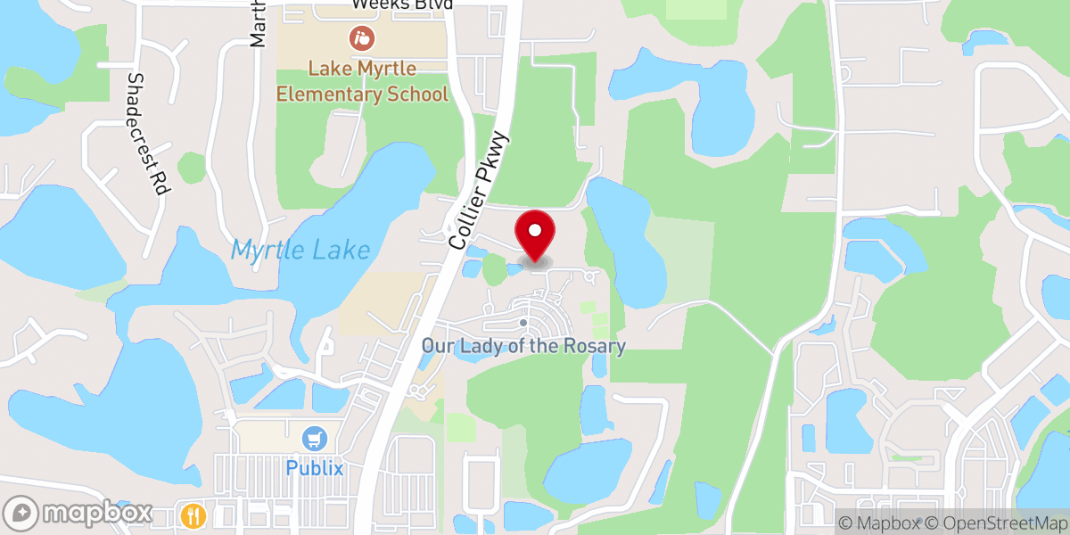 Map showing location of St Vincent De Paul Society