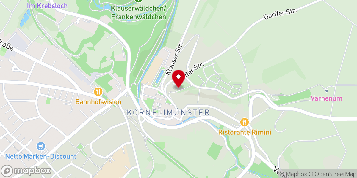 Map showing location of St. Stephanus – Bergkirche