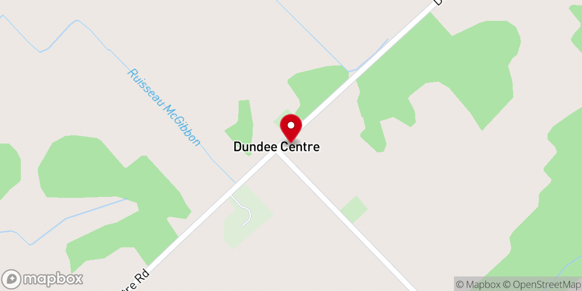 Map showing location of Zion United Church of Dundee
