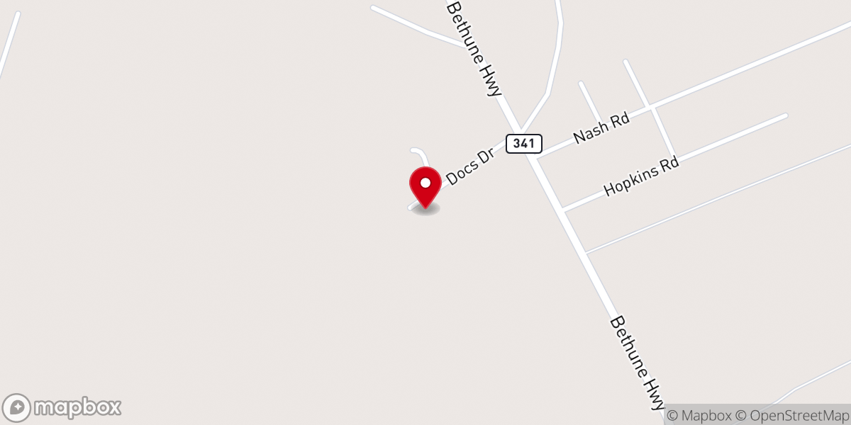 Map showing location of New Life Praise Temple