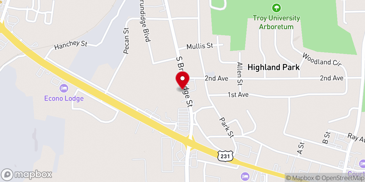 Map showing location of Sophia Ministries