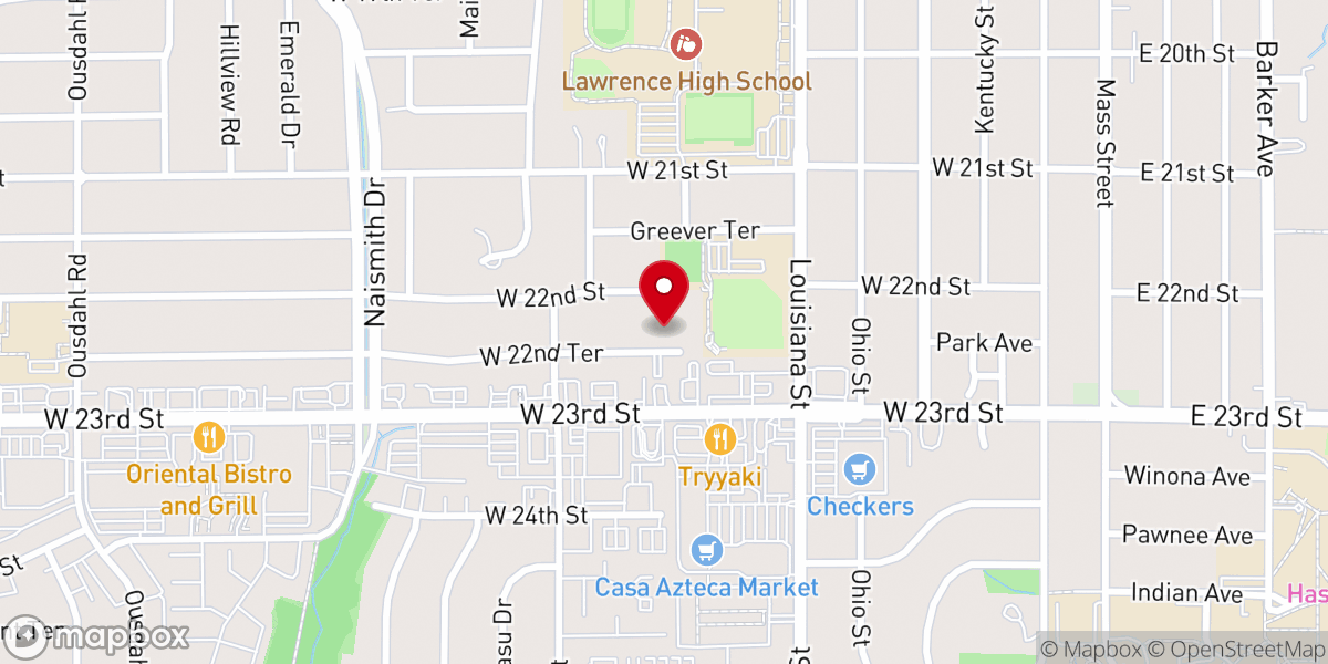 Map showing location of Redemption Hill Church