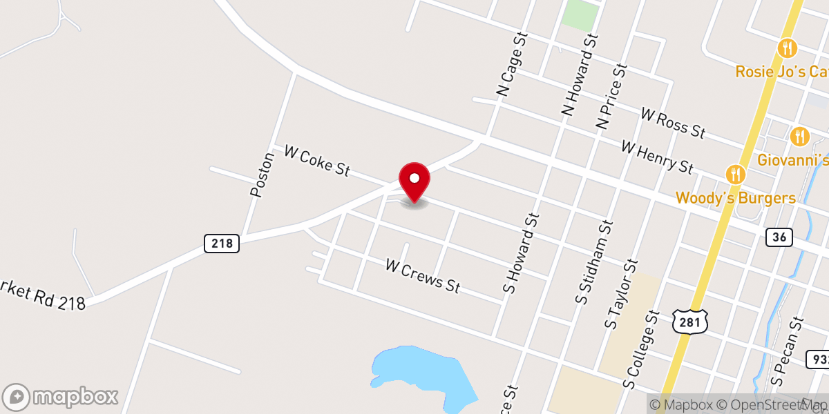 Map showing location of New-Victory Christian Fellowship
