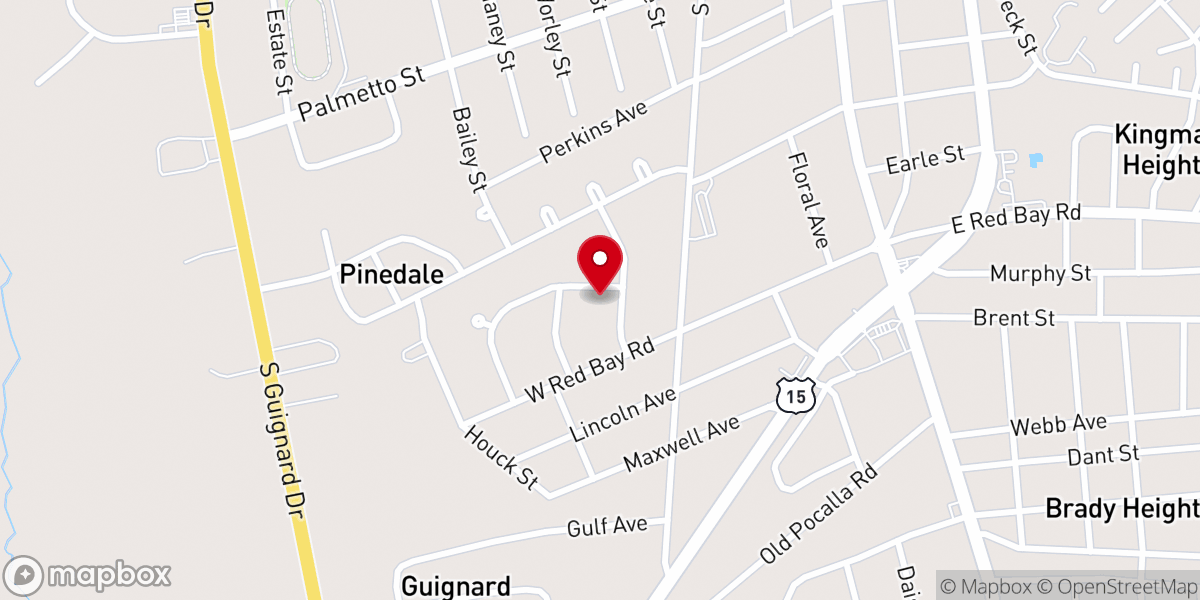 Map showing location of Royal Priesthood Ministries