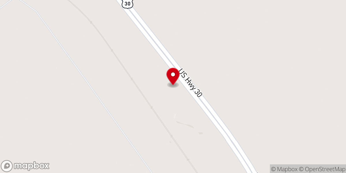 Map showing location of Wyoming Anabaptist