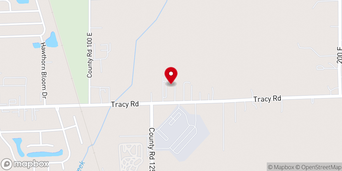 Map showing location of Victory Baptist Church