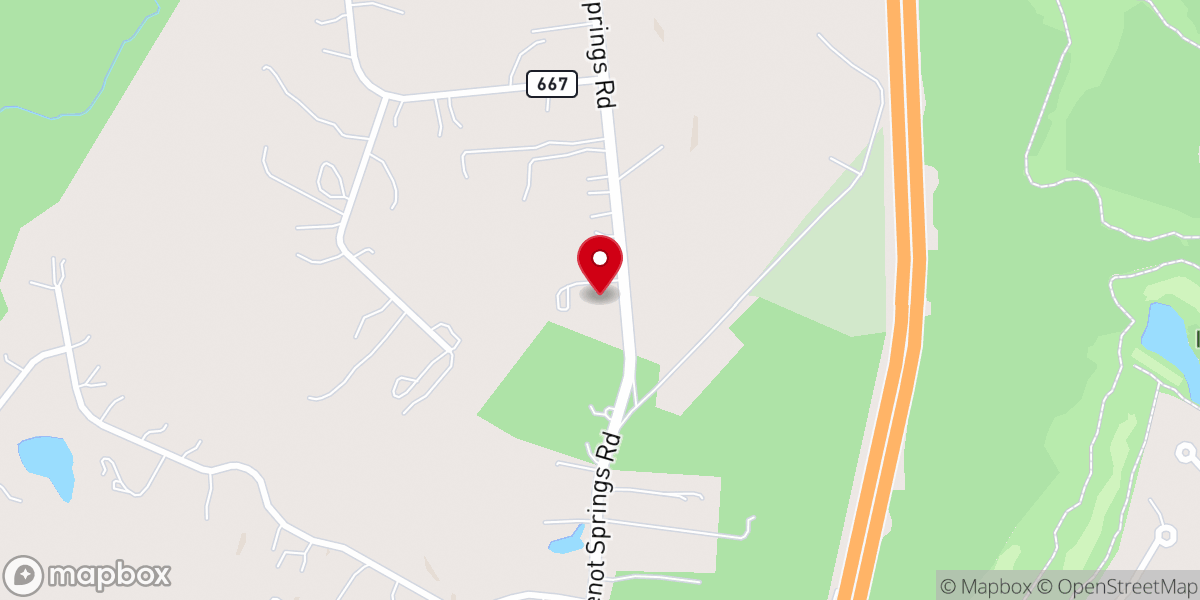 Map showing location of St. Cyprian of Carthage Orthodox Church