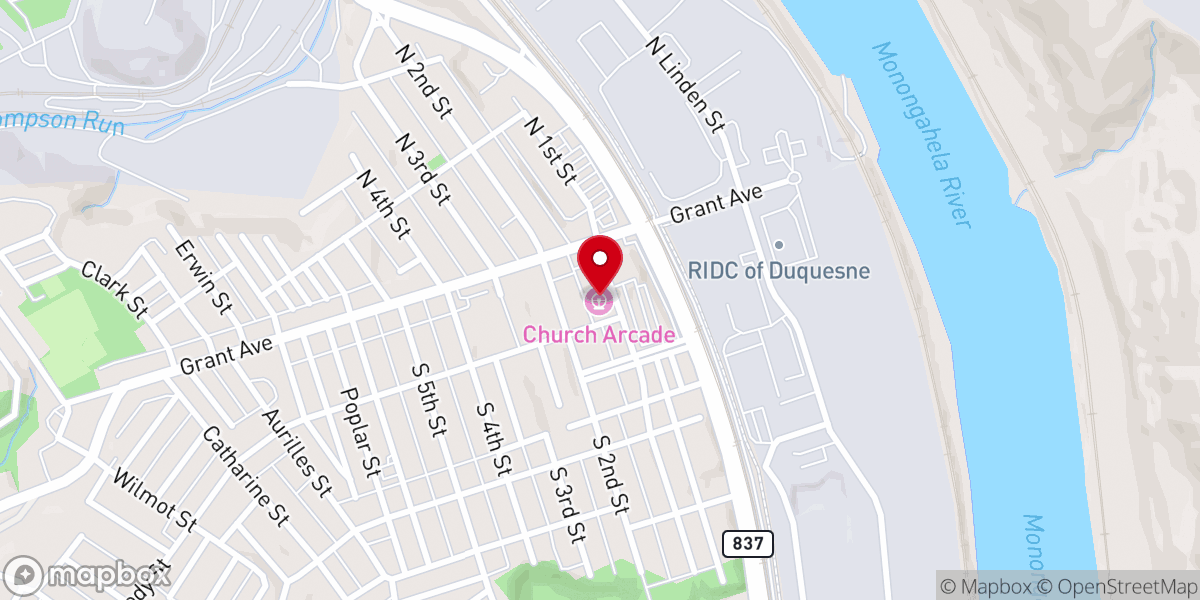 Map showing location of The Church Arcade