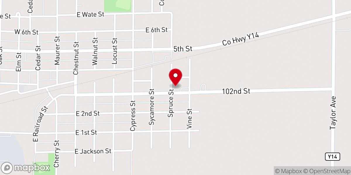 Map showing location of St Mary's Rectory