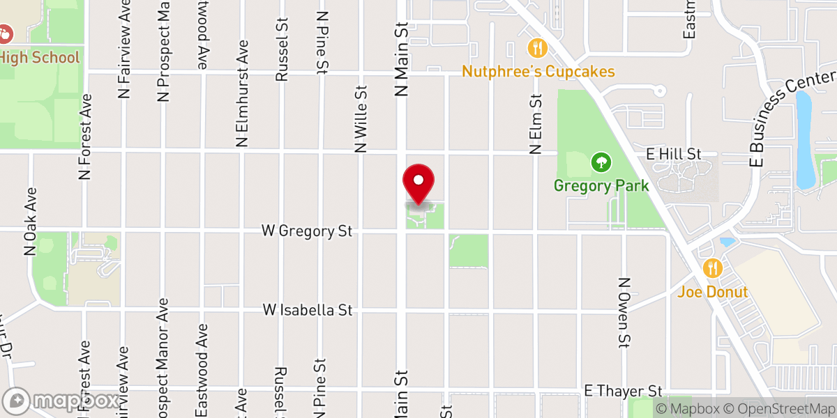 Map showing location of CPC Parents Day Out Programs