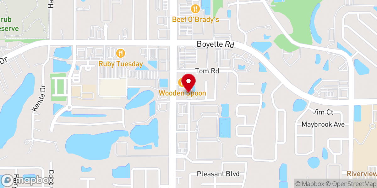 Map showing location of Christ Fellowship Riverview