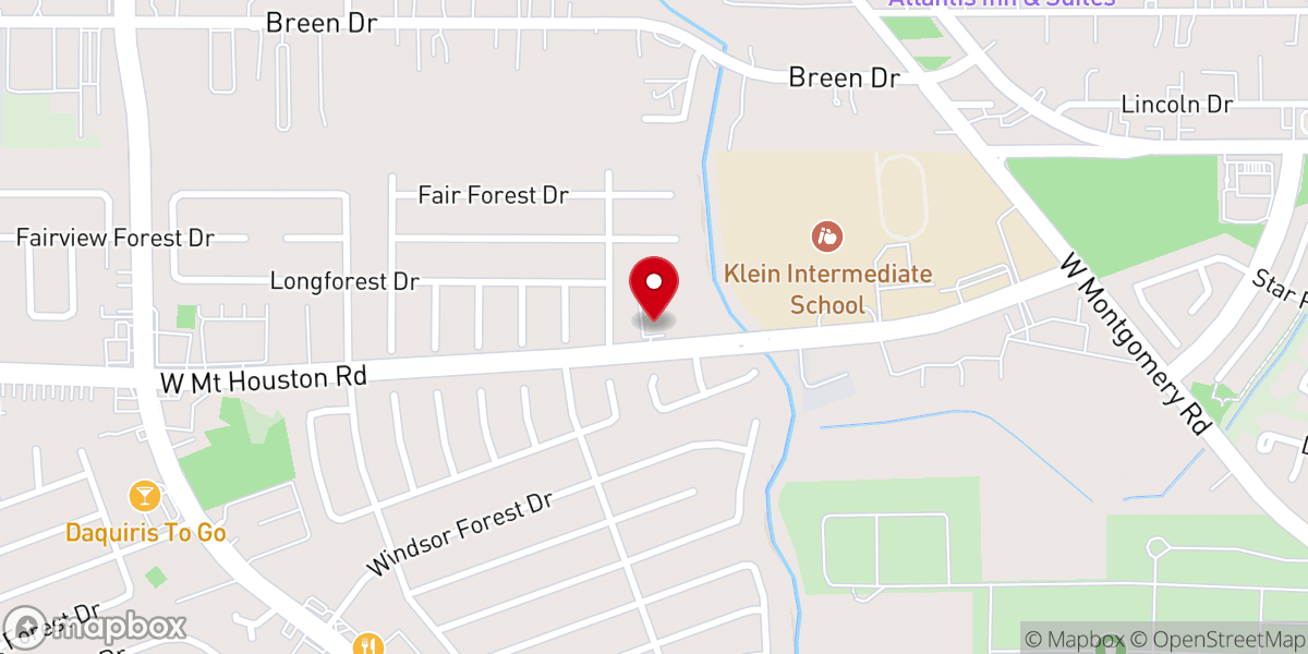 Map showing location of First New Hope Bible Church