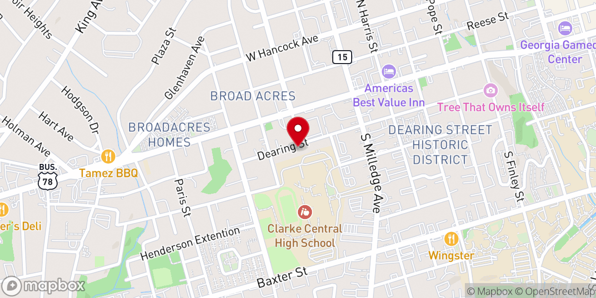 Map showing location of Soul Winners Ministries