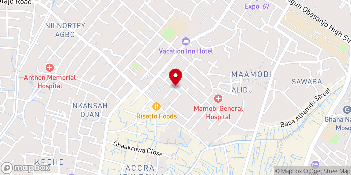 Map showing location of St Francis Xavier Catholic Church
