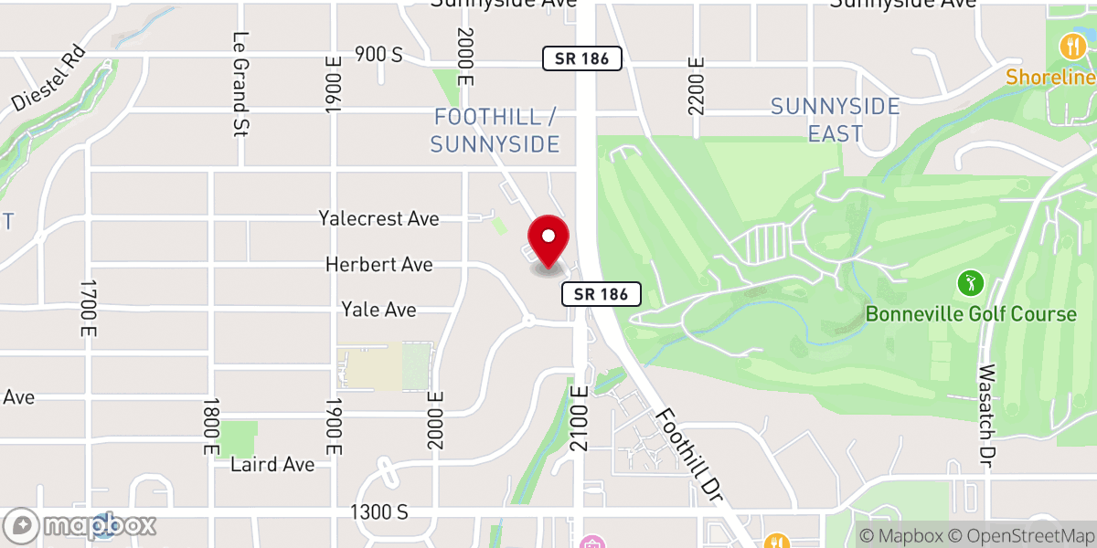 Map showing location of Zion Lutheran Church ELCA