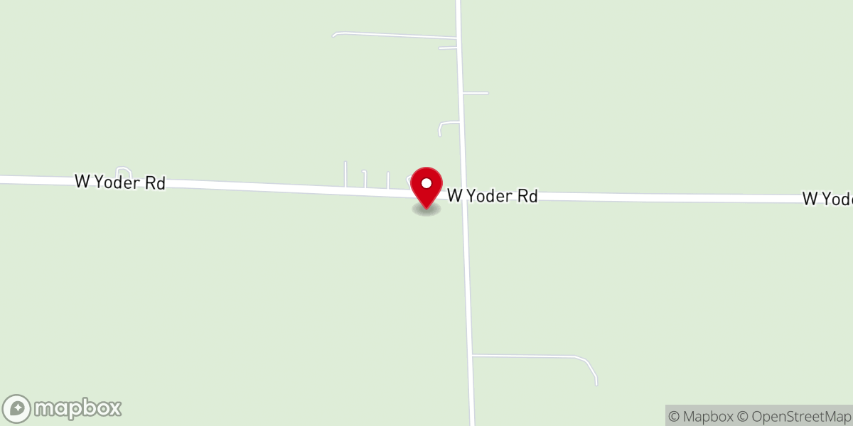 Map showing location of Fairview Church of God