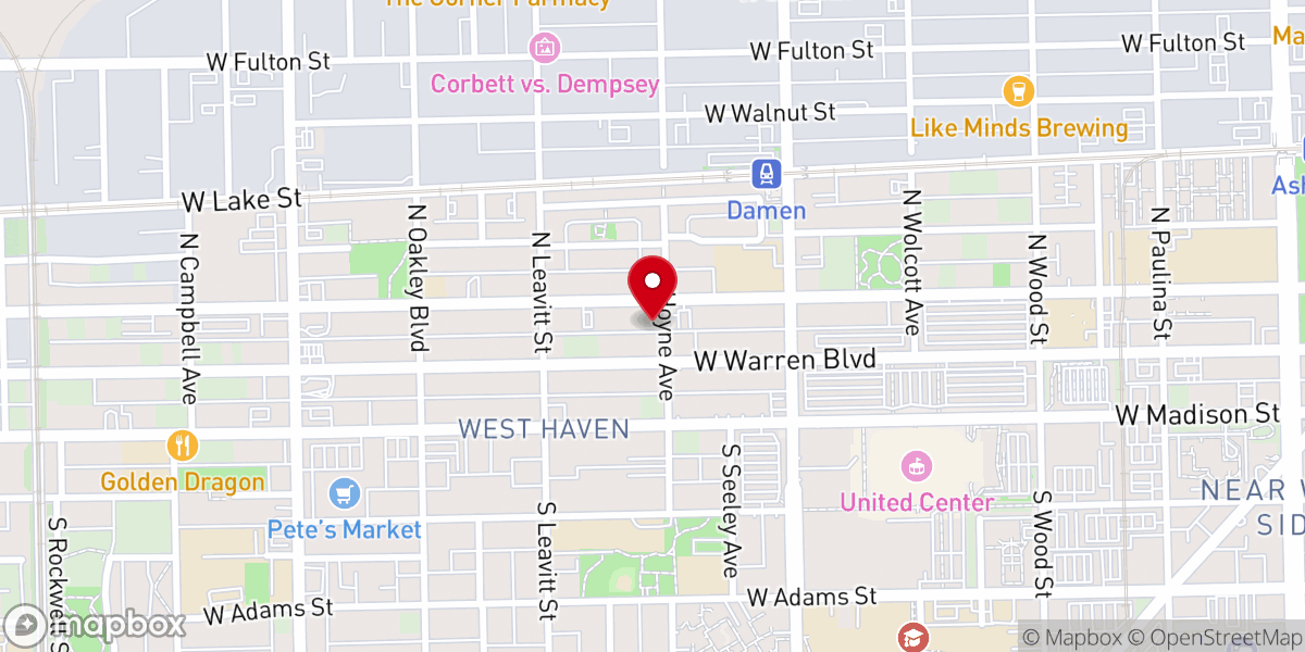 Map showing location of Saint Andrew's Episcopal Church (historical)