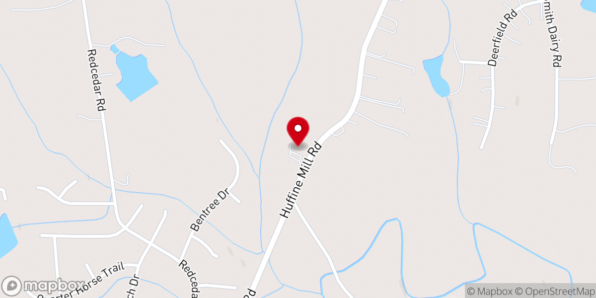 Map showing location of Crusade Baptist Church