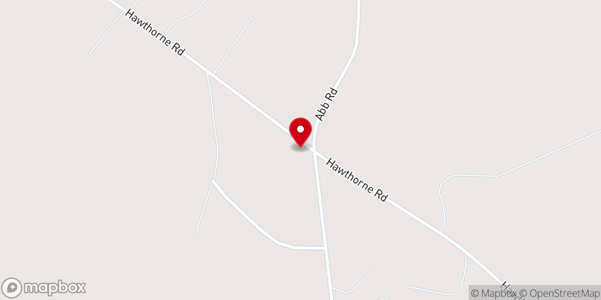 Map showing location of Hawthorn Road Church