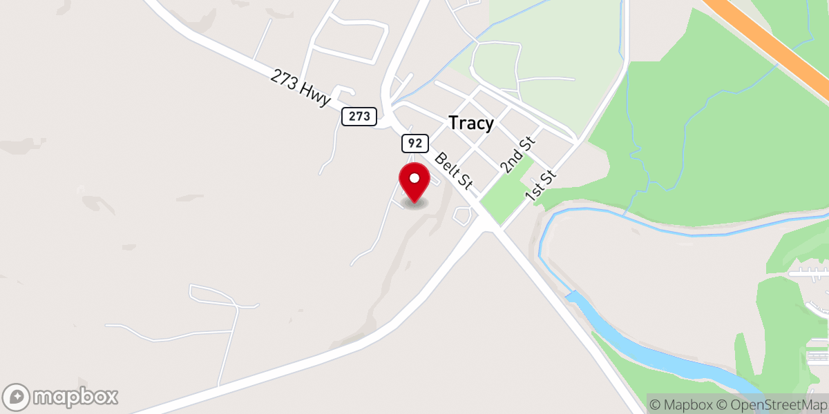 Map showing location of Judah City Church