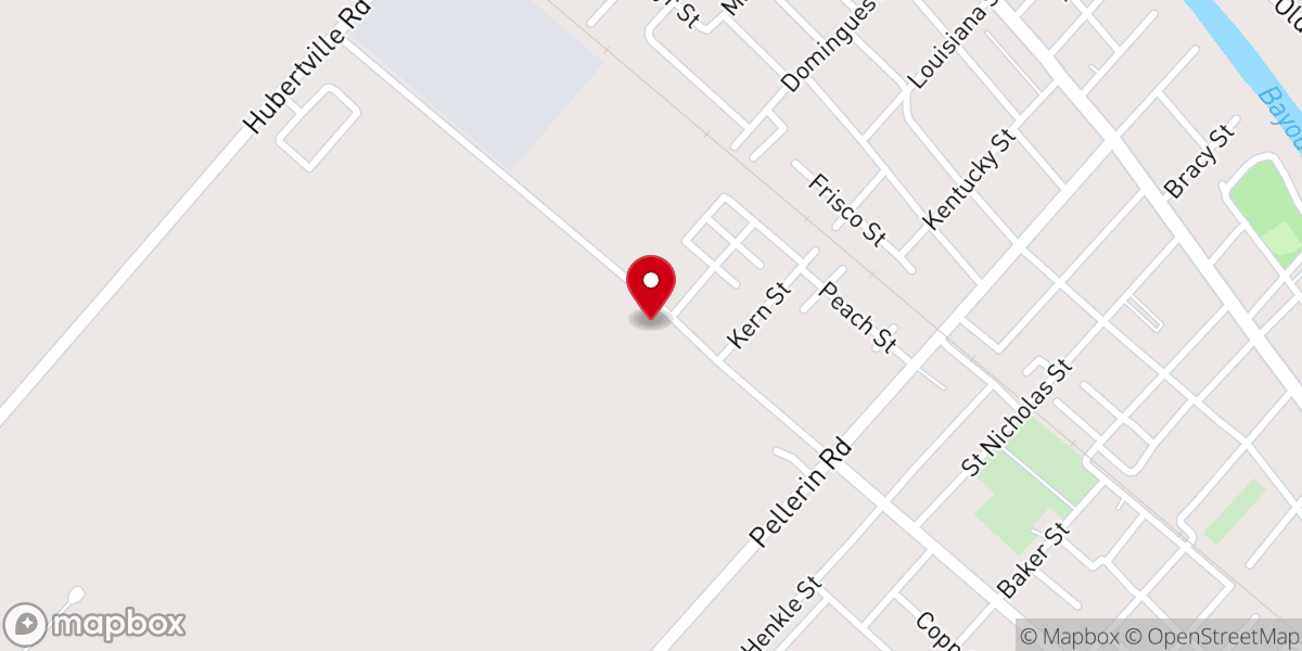 Map showing location of First Church of God In Christ