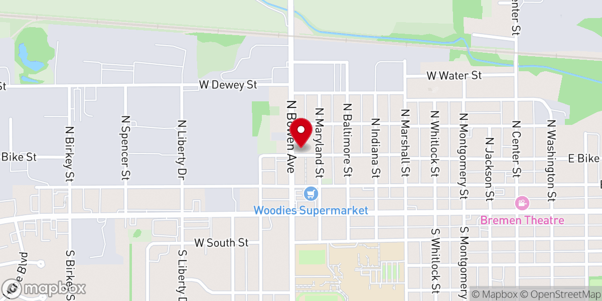 Map showing location of St. Isidore Hall
