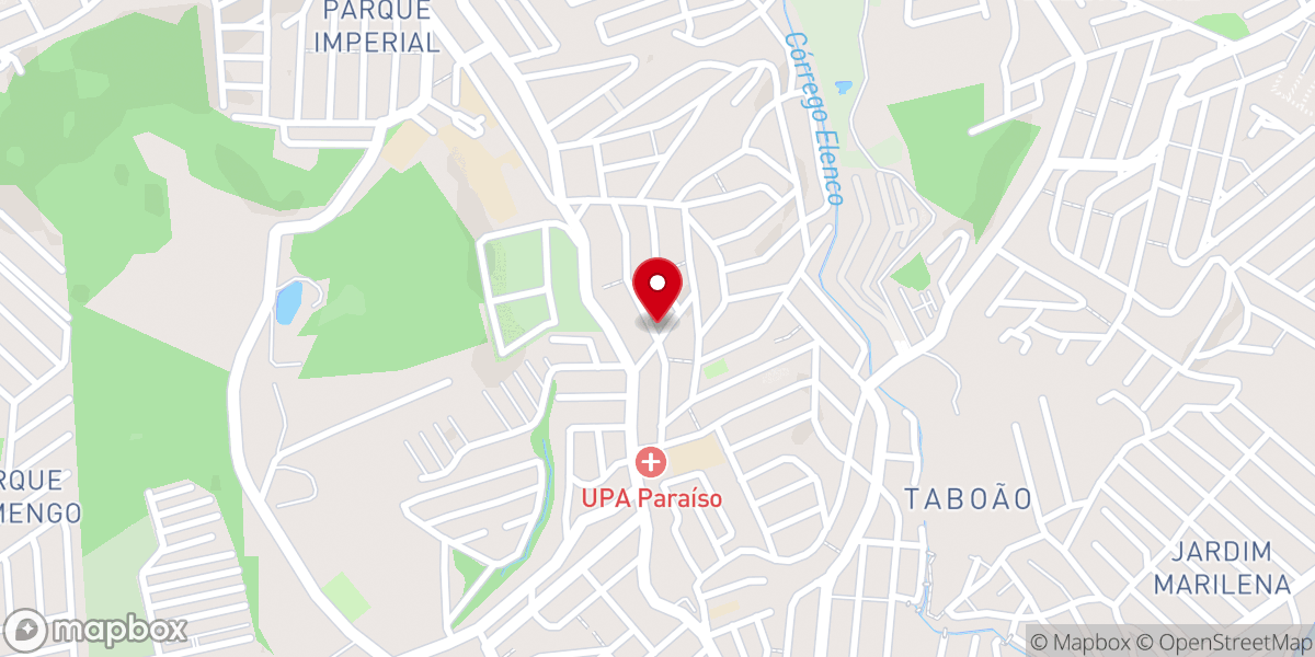 Map showing location of Igreja Batista Bíblica em Jardim Paraíso