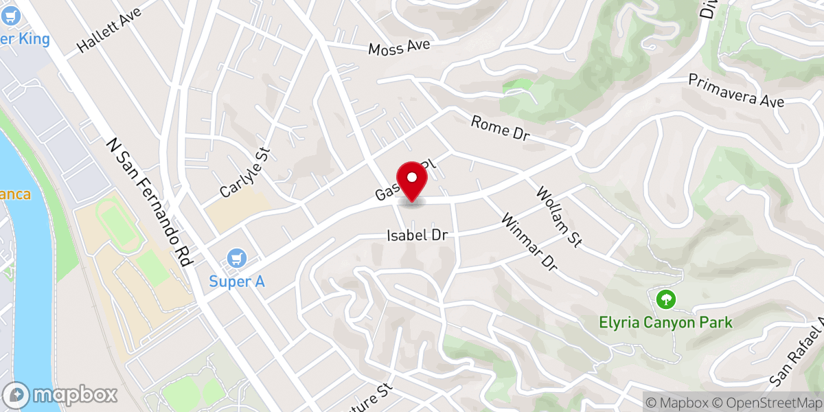 Map showing location of Iglesia Cuadrangular - La Puerta Abierta