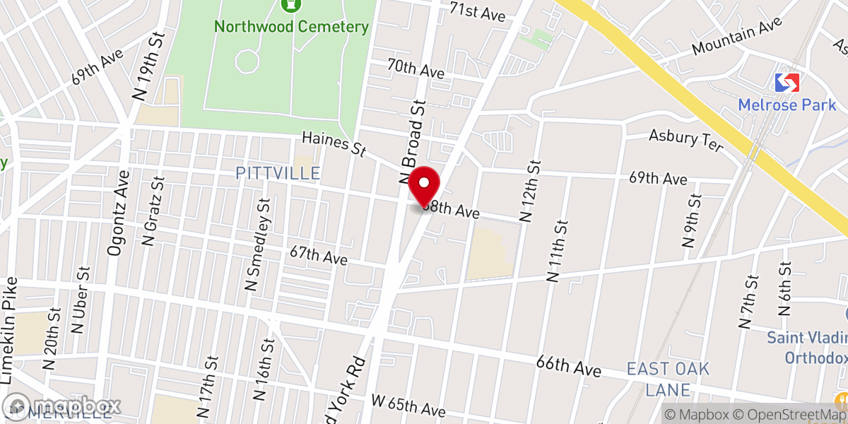 Map showing location of On Nu Ri Full Gospel Church