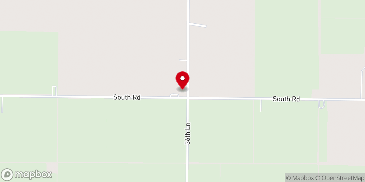 Map showing location of Vineland Church