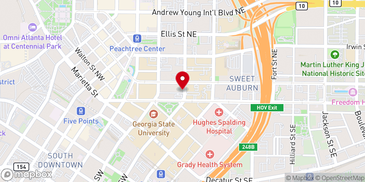 Map showing location of KWM World Outreach Inc