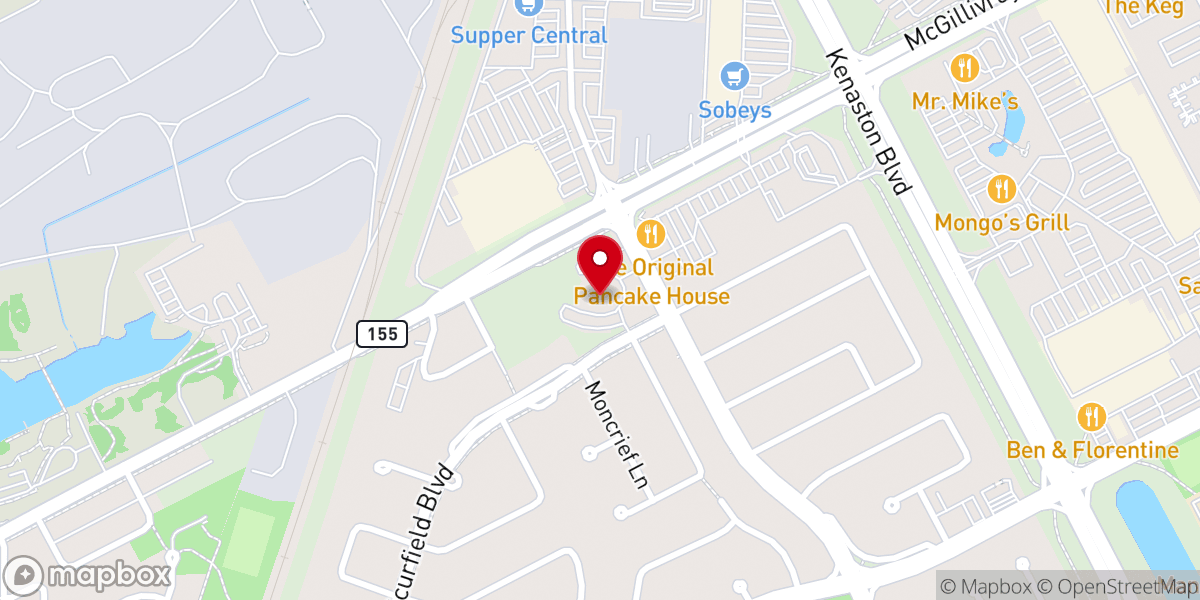Map showing location of St. Gianna Beretta Molla Roman Catholic Church & Living Waters Columbarium