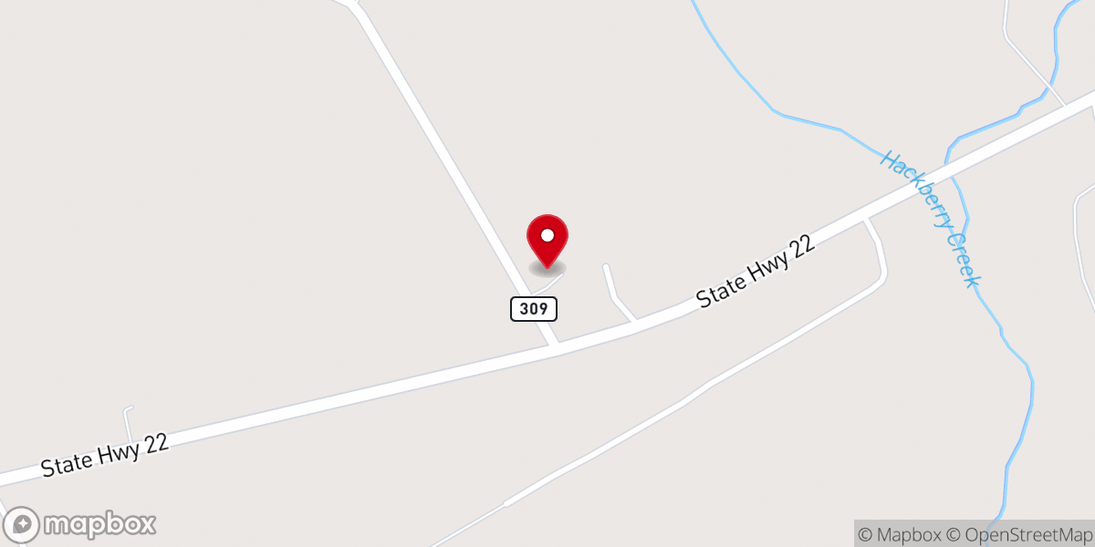 Map showing location of Vision Church of Hilllsboro