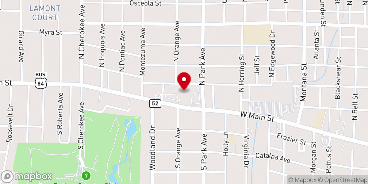 Map showing location of Saint Stephen Methodist Church
