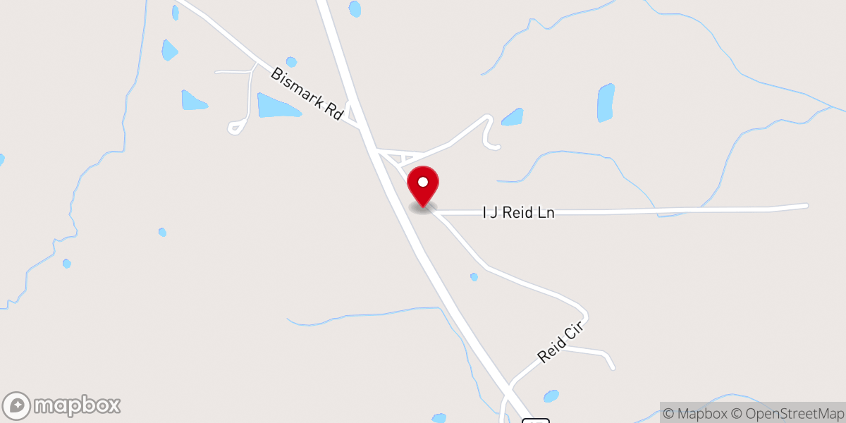 Map showing location of Unity Church
