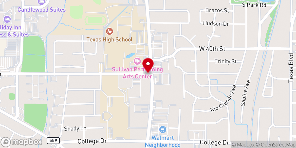 Map showing location of Presbyterian Church of the Redeemer