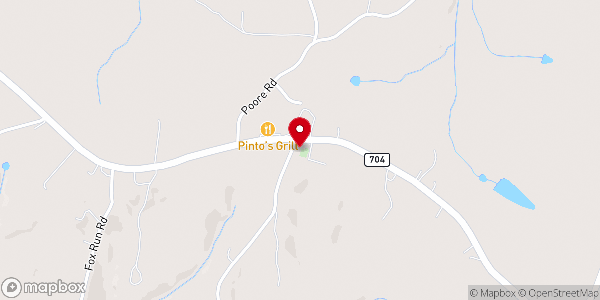 Map showing location of Smith Chapel Baptist Church