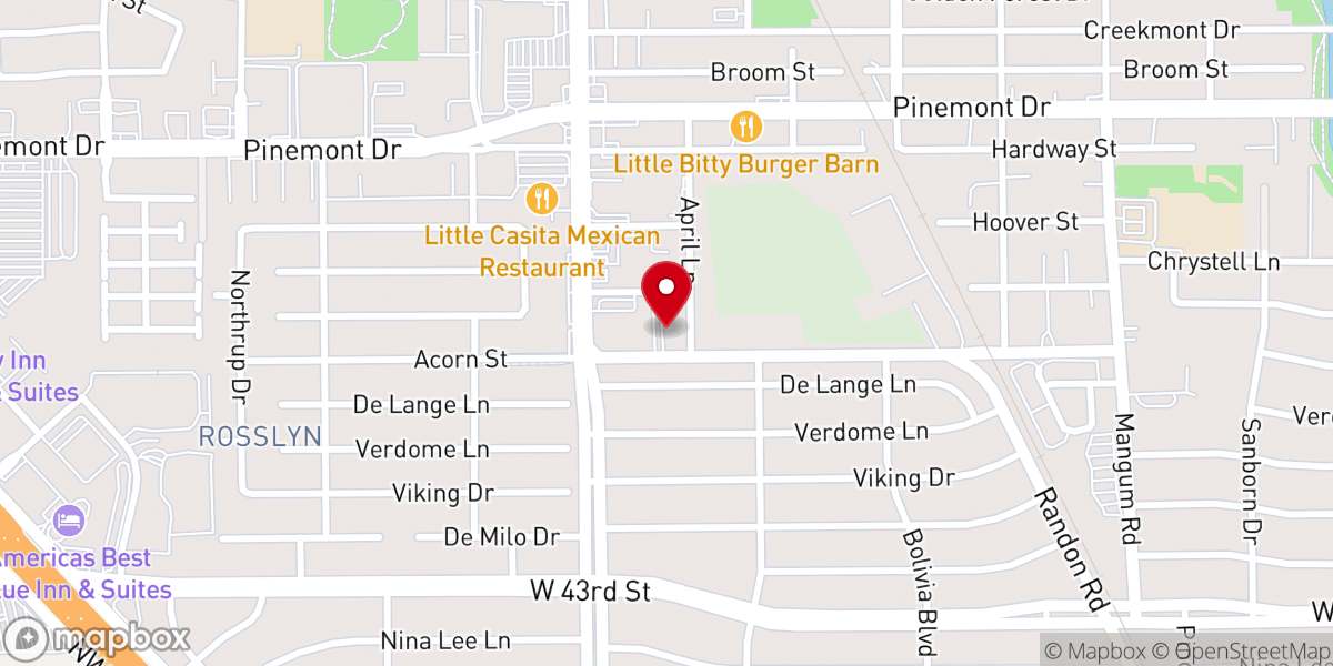 Map showing location of St. John Chrysostom Byzantine Catholic Church