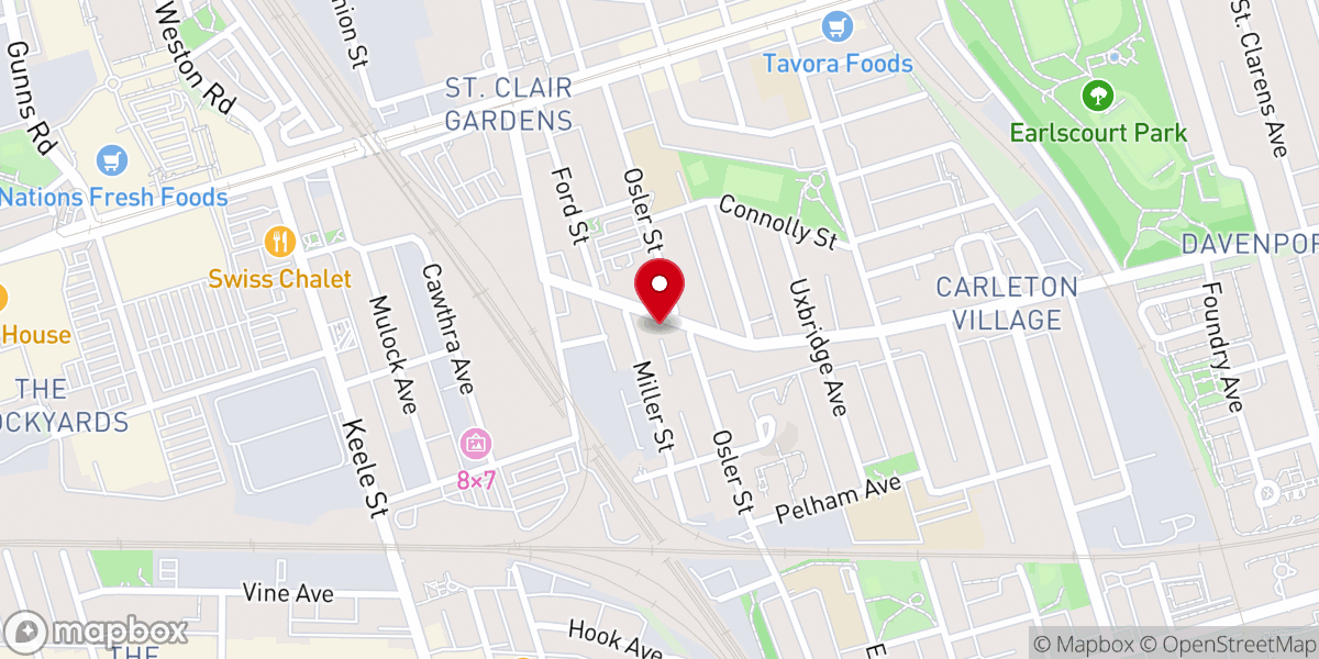 Map showing location of New Born Church of God