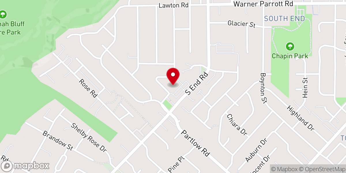 Map showing location of Oregon City United Methodist