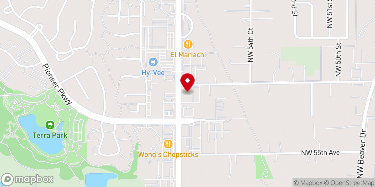 Map showing location of St James Lutheran Church