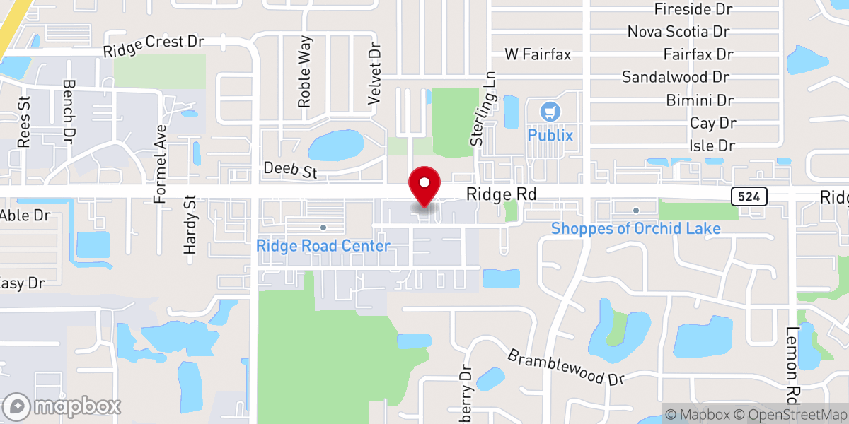 Map showing location of Freedom Worship Center
