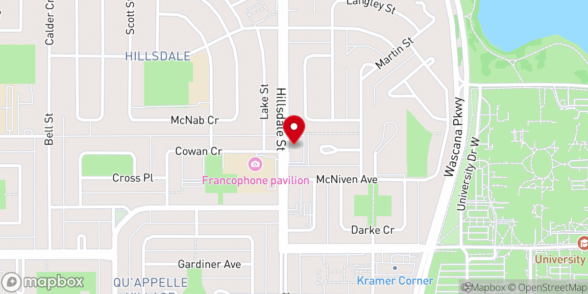 Map showing location of Good Shepherd Lutheran Church