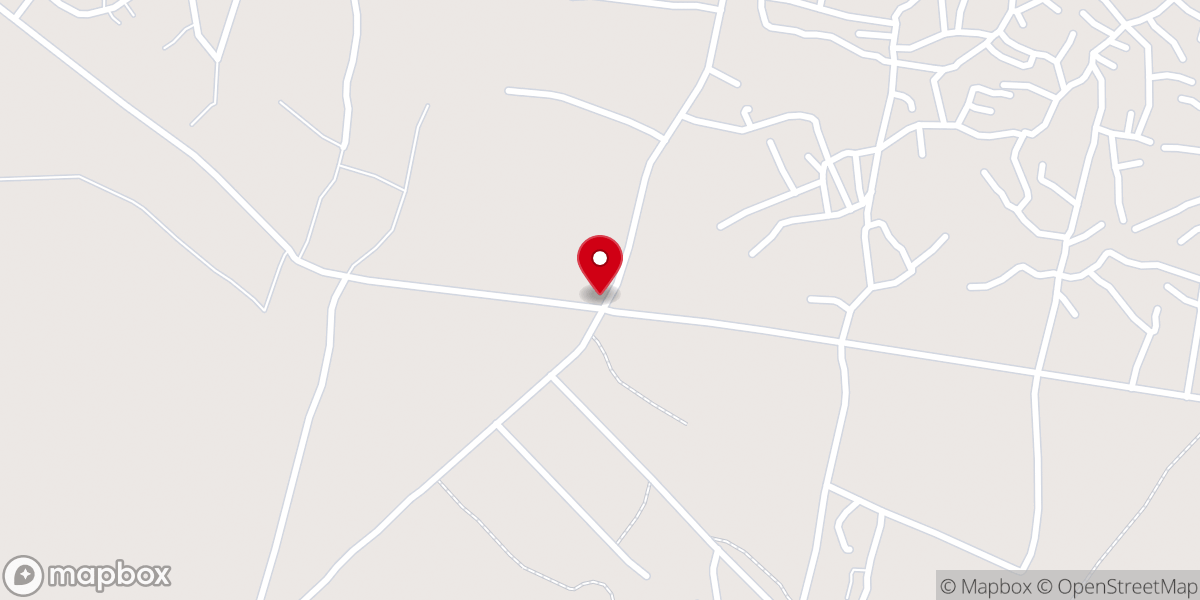 Map showing location of Grace Baptist church home of victory