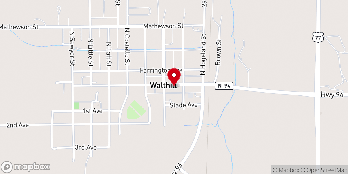 Map showing location of Light Of The World Gospel Ministries