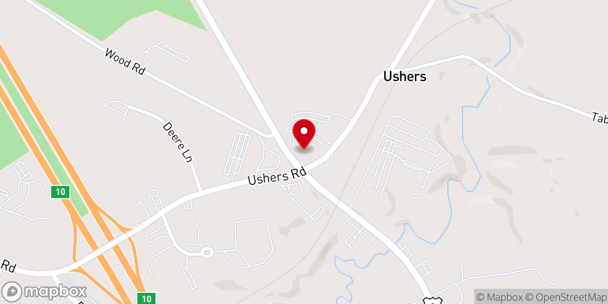 Map showing location of Corpus Christi Roman Catholic Church