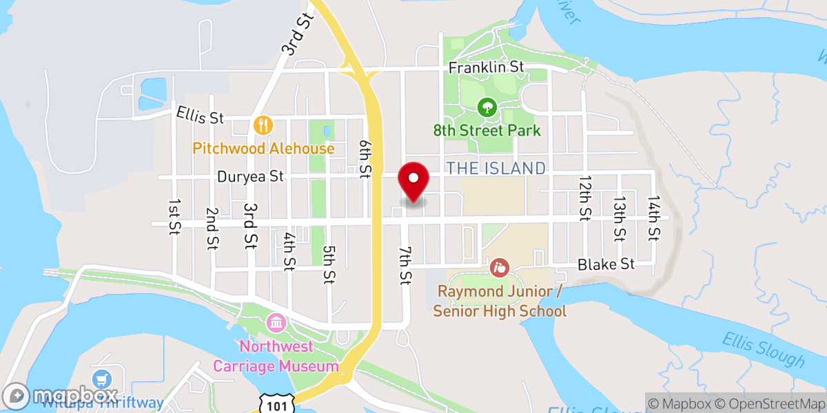 Map showing location of Crossroads Church